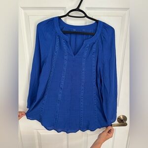 Elegant Blue Women's Top